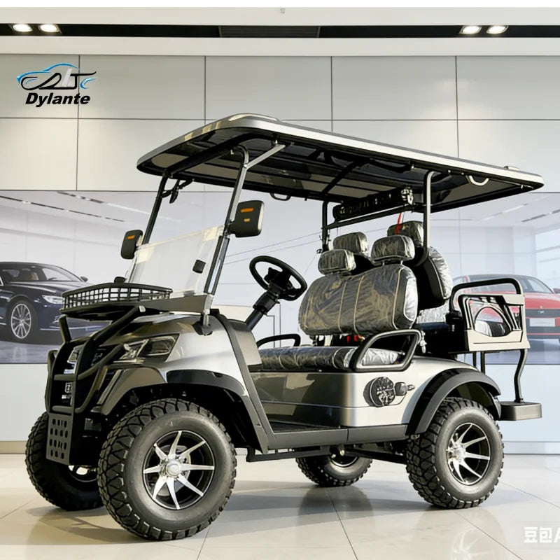Buy Factory Made Electric Golf ATV Maintenance Free Battery 48V 100ah 4 Wheels 4kw AC Motor China Off-Road Golf Cart