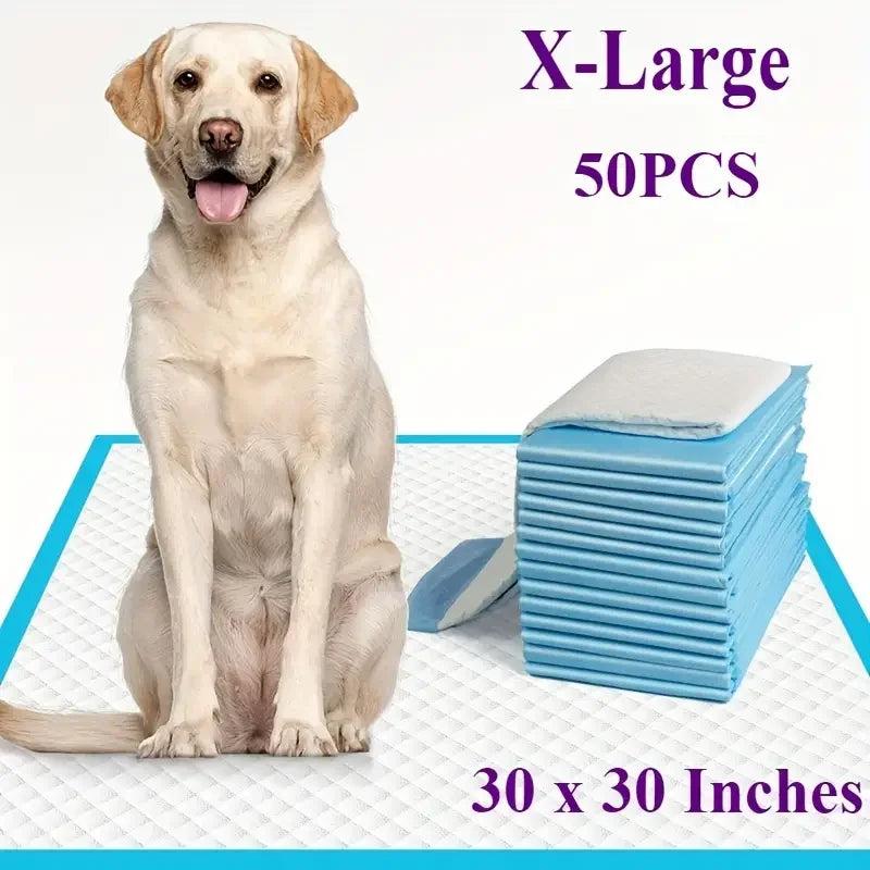 None Large Dog Pee Pads Six Layer Absorbent Quick Dry