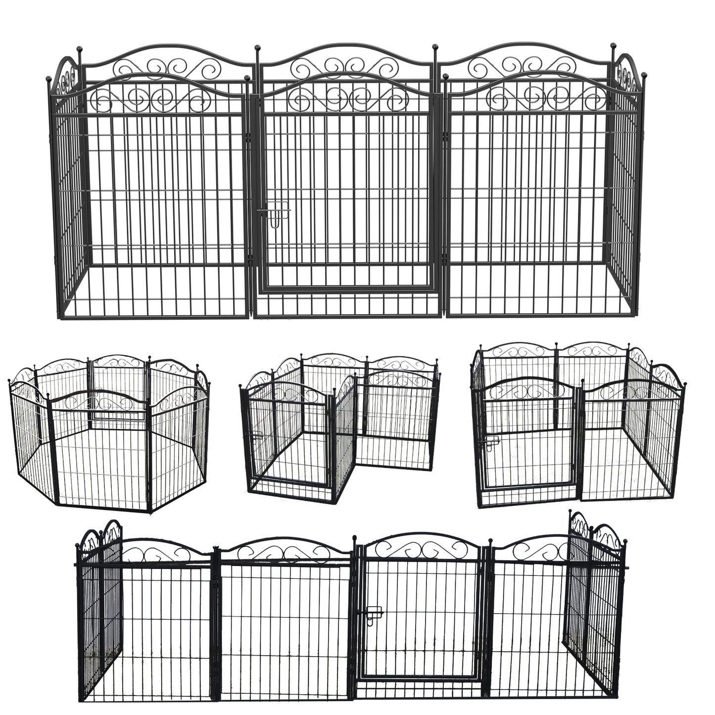 BINGOPAW Dog Playpen Heavy Duty Indoor Outdoor