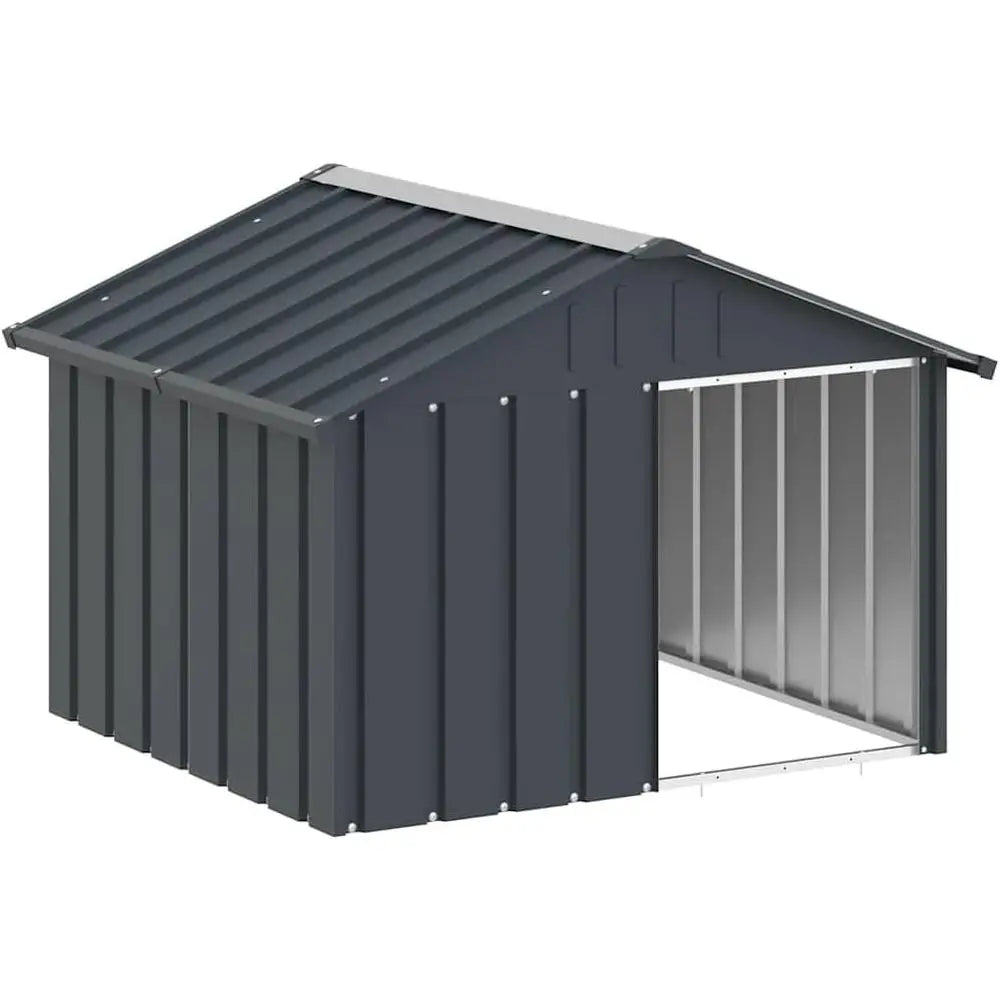 Durable Galvanized Steel Outdoor Dog House And Pet Kennel