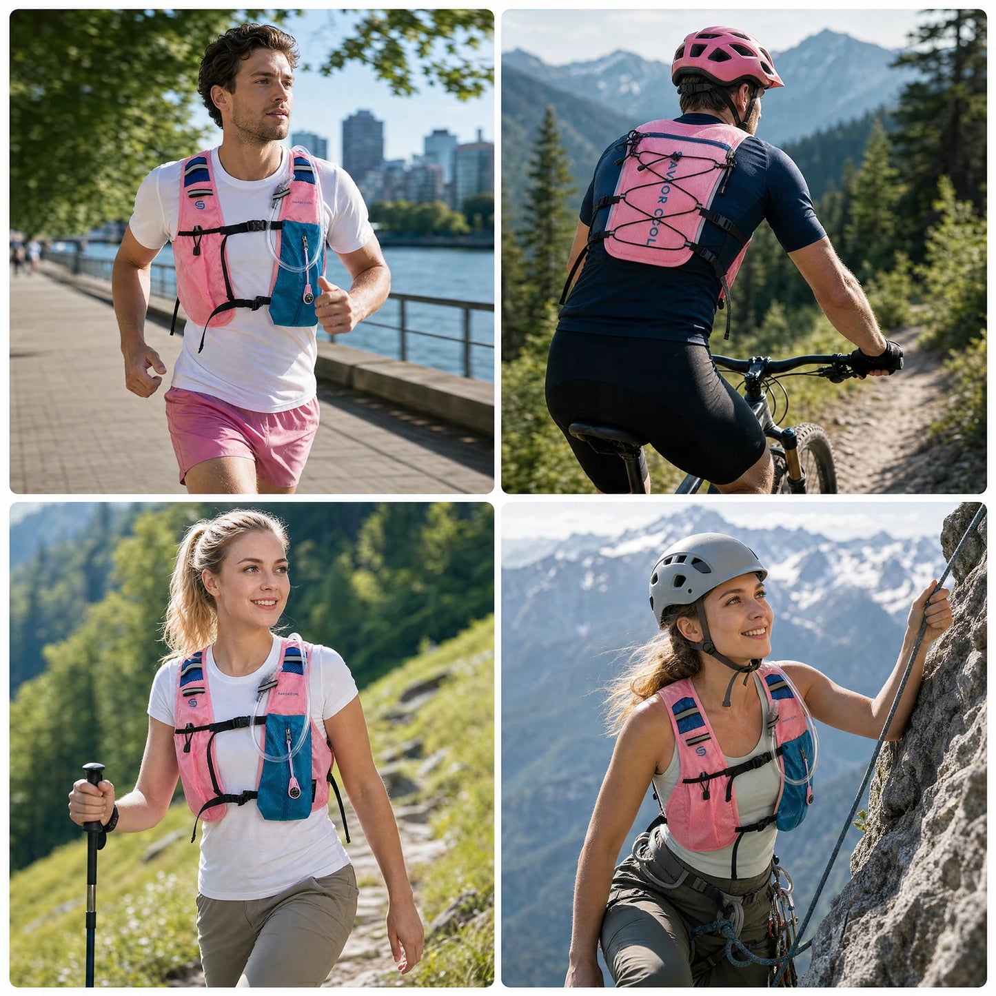 Snow Deer Outdoor Cooling Vest With Built-In Water Bladder