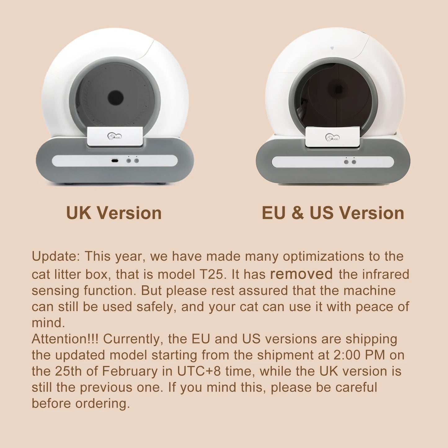DOEL Self-Cleaning Cat Litter Box With App Control 2.4G
