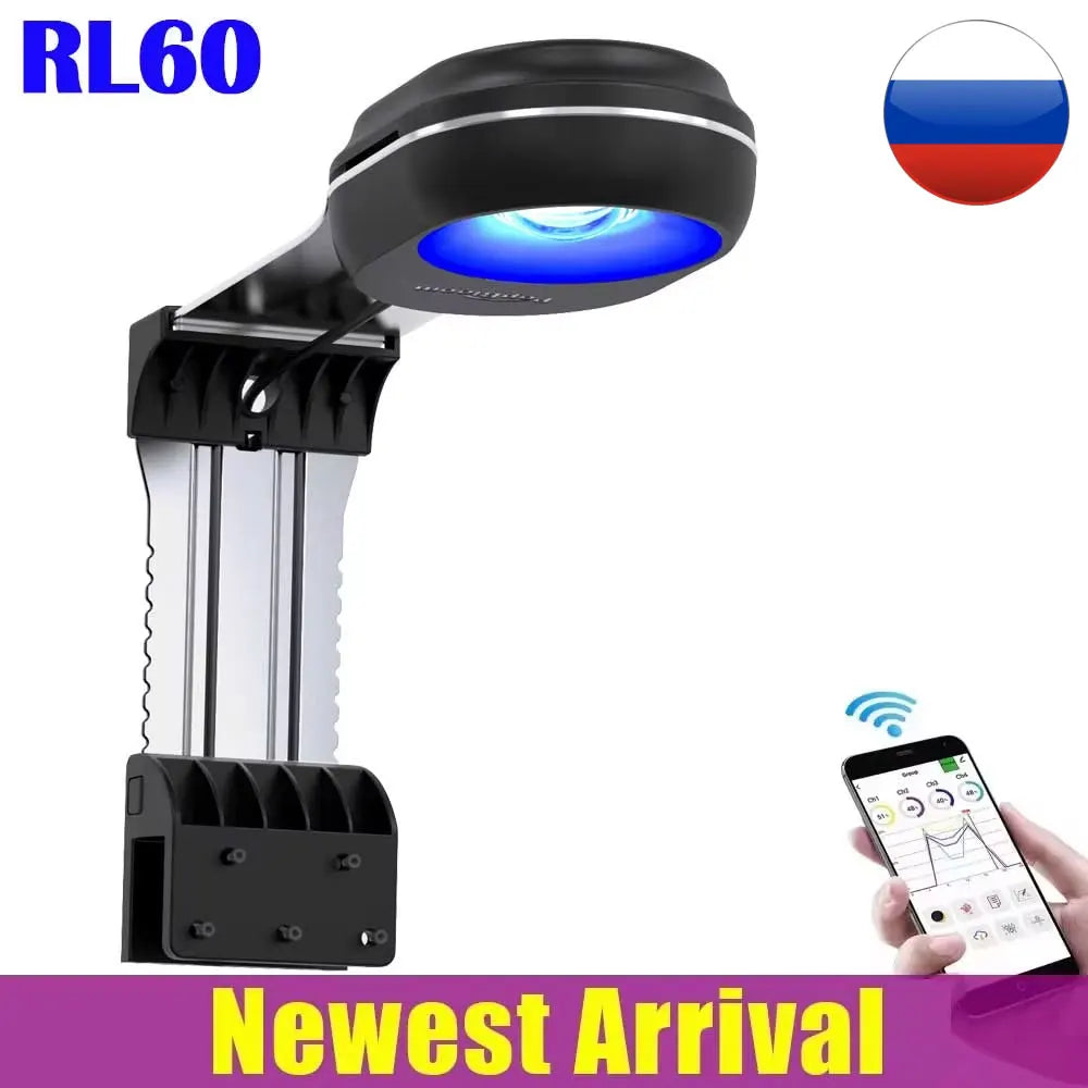 PopBloom Marine Aquarium LED Light 60W/100W For Reef Tanks