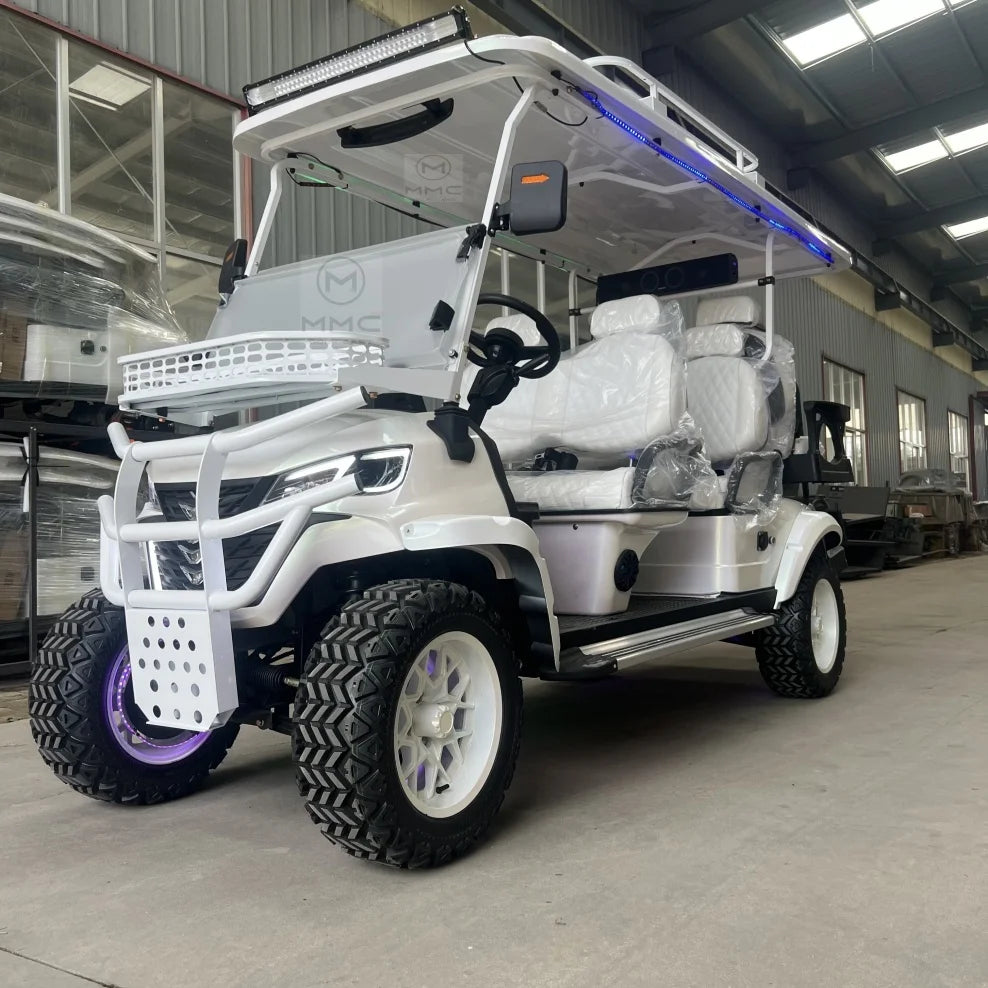 4+2 6 seater Premium Electric Golf Trolley Cart with CE Approval Golf Car for Vehicle Buggy