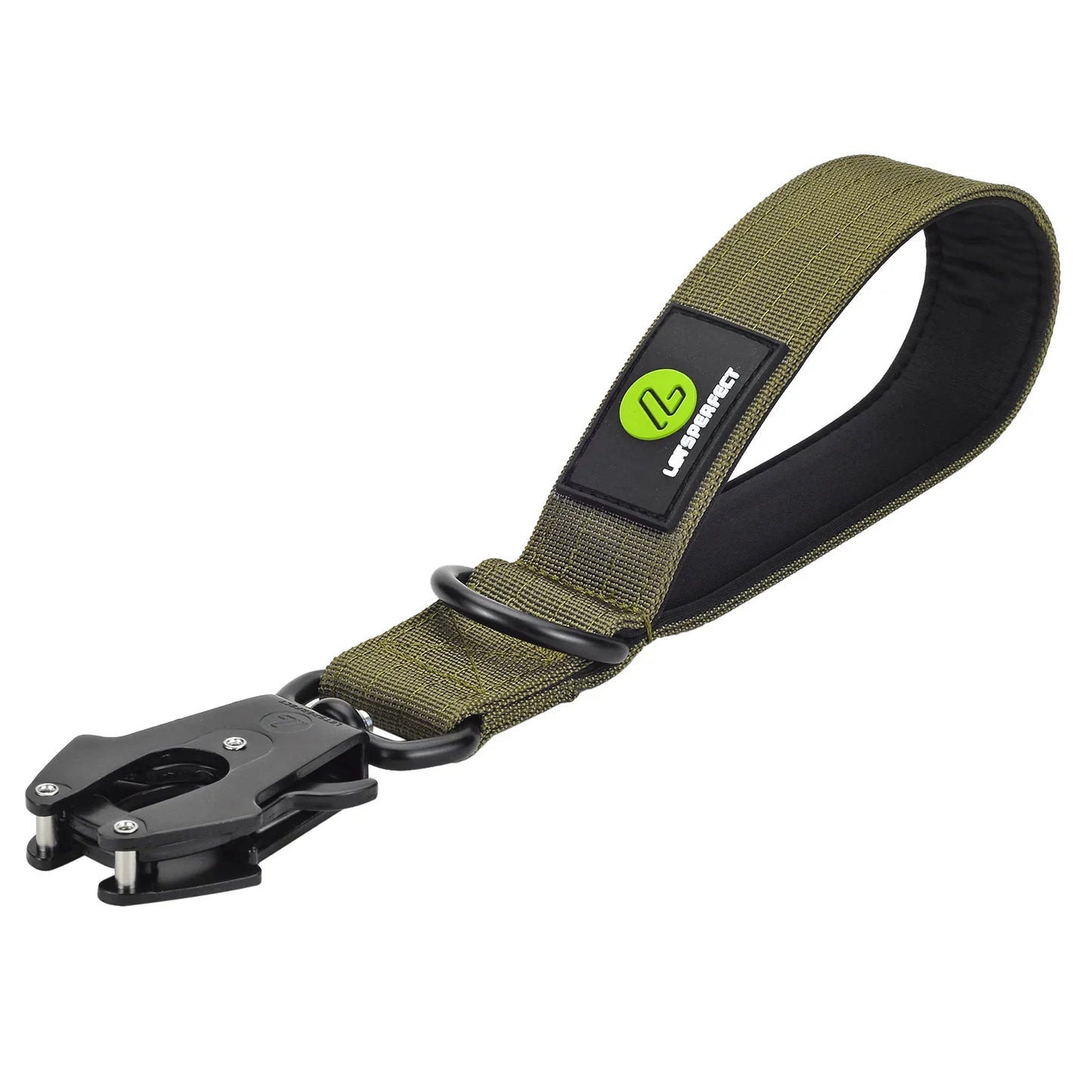 Nylon Short Traffic Leash With Padded Handle Reflective For Training