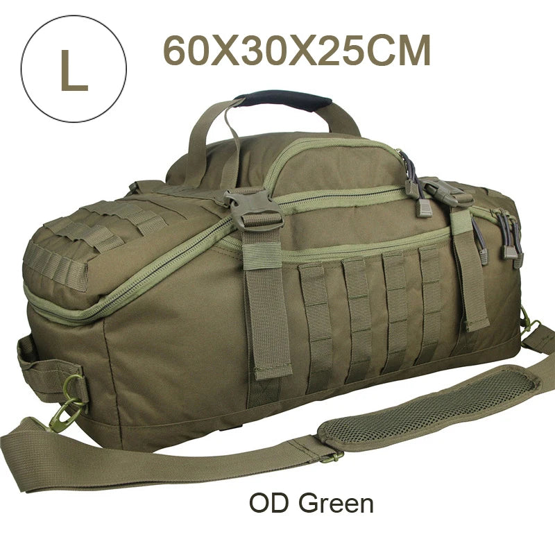 LQARMY Outdoor Molle Tactical Backpack Duffel Bag Travel