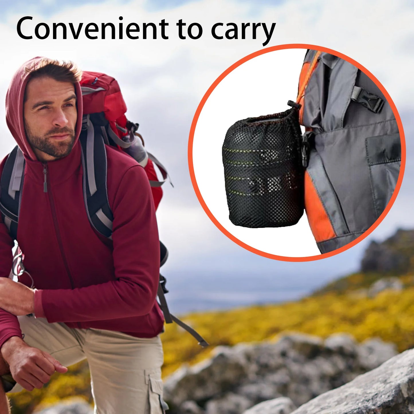 ACRDDK Portable Camping Cookware Set With Utensils