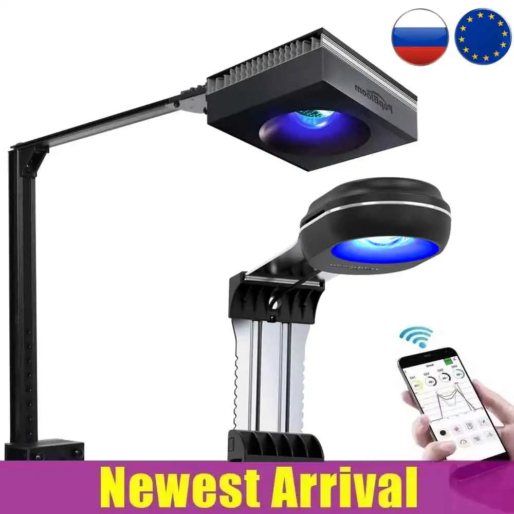 PopBloom Marine Aquarium LED Light 60W/100W For Reef Tanks
