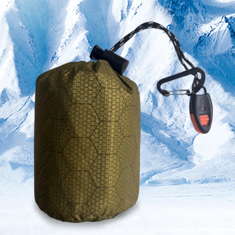 Emergency Sleeping Bag Portable Survival Blanket Bivy Sack For Camping