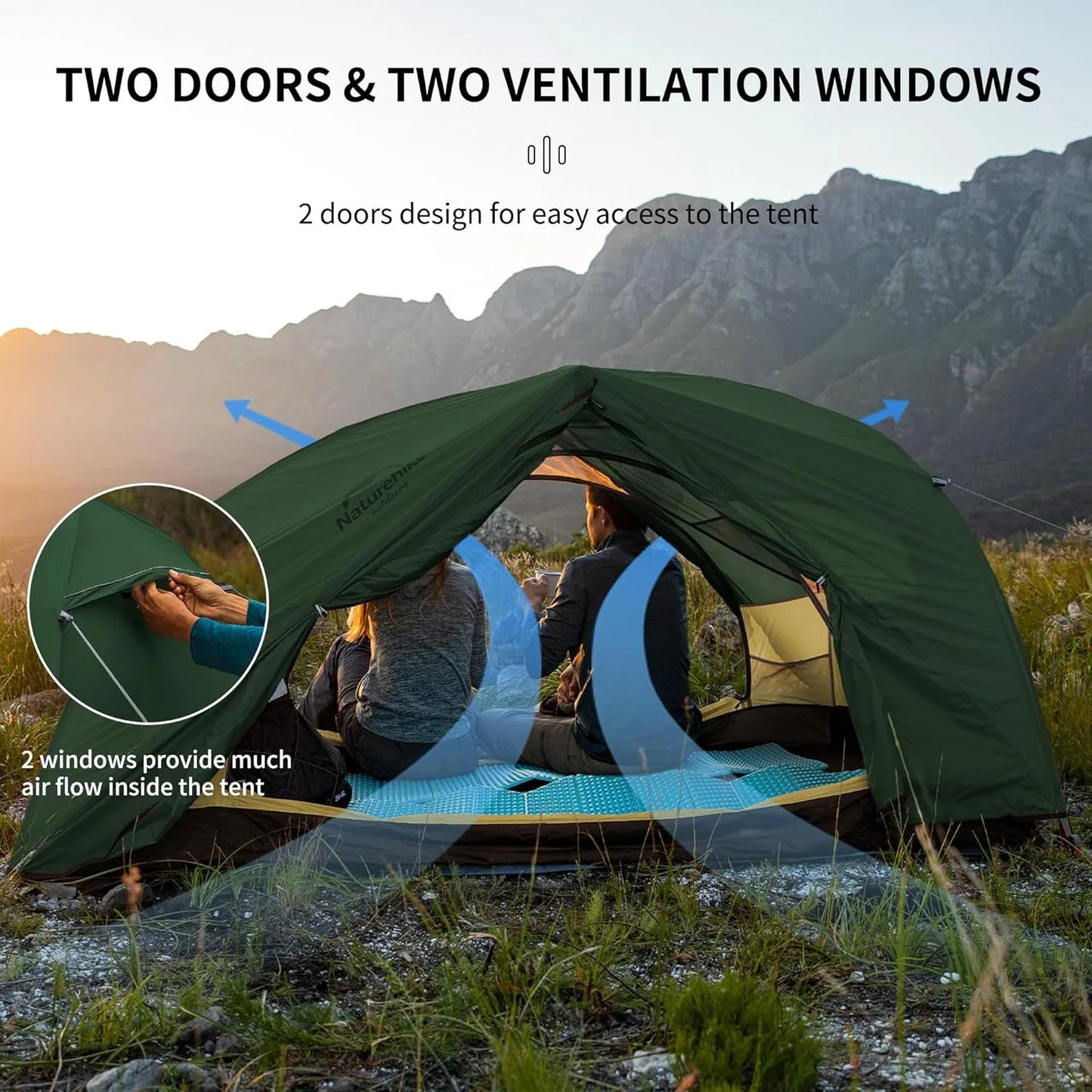 Naturehike Ultralight Waterproof Four Season Camping Tent