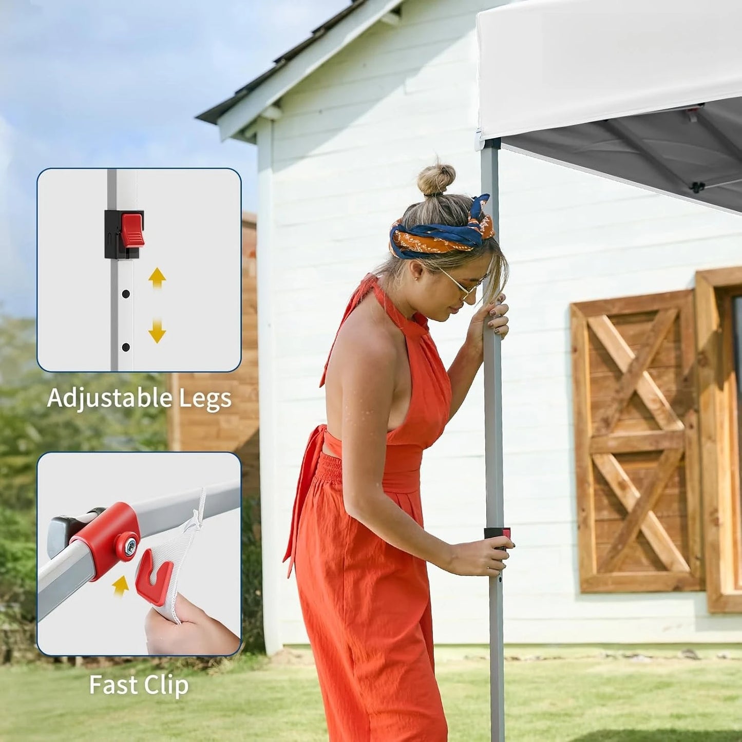 Pop Up Canopy With One Side Wall Easy Setup