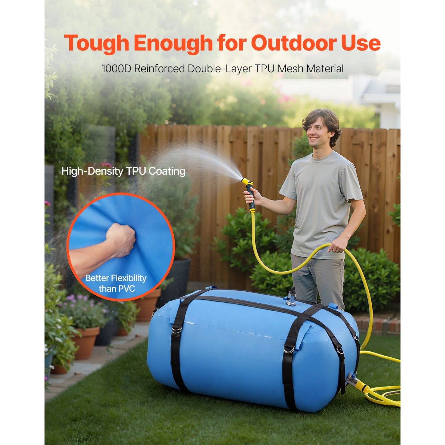 SucceBuy Water Storage Bladder TPU Water Bag For Camping