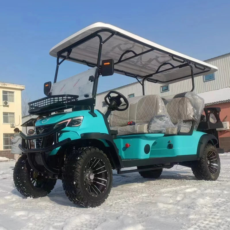 4+2 6 seater Premium Electric Golf Trolley Cart with CE Approval Golf Car for Vehicle Buggy