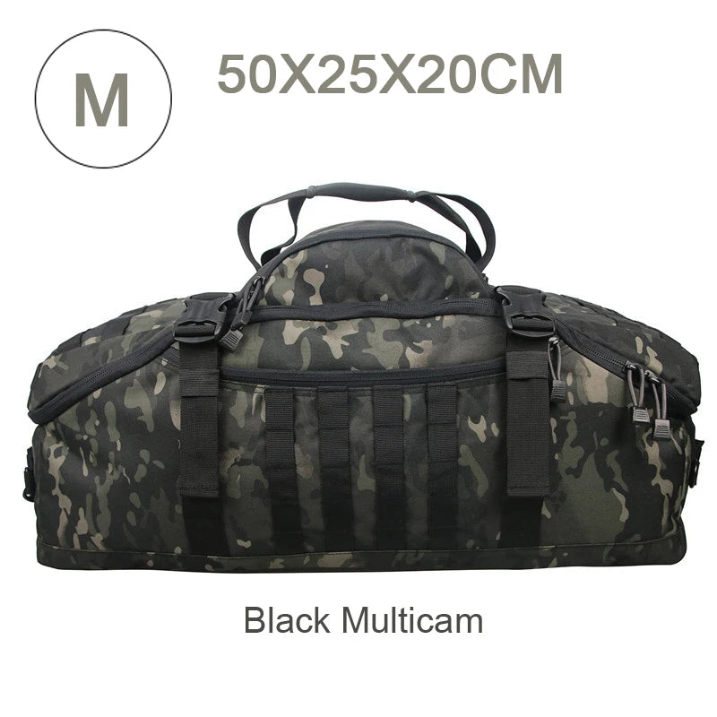 LQARMY Outdoor Molle Tactical Backpack Duffel Bag Travel