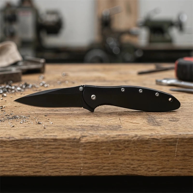 Ken 1660 Folding Knife Multi-color Pocket Knife Multifunctional EDC Lightweight Knife Durable Suitable for Camping Fishing Tools