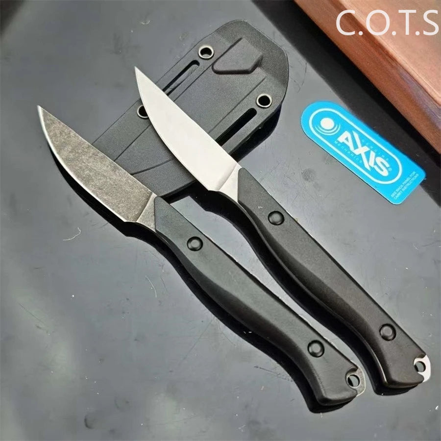 BM 15700 Fixed Blade Knife with Nylon Boltaron Outdoor EDC Multitool Portable Survival Camping and Fishing Straight Knives
