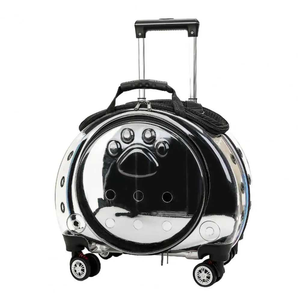 Pet Trolley Case With Ventilation Holes For Cats Travel