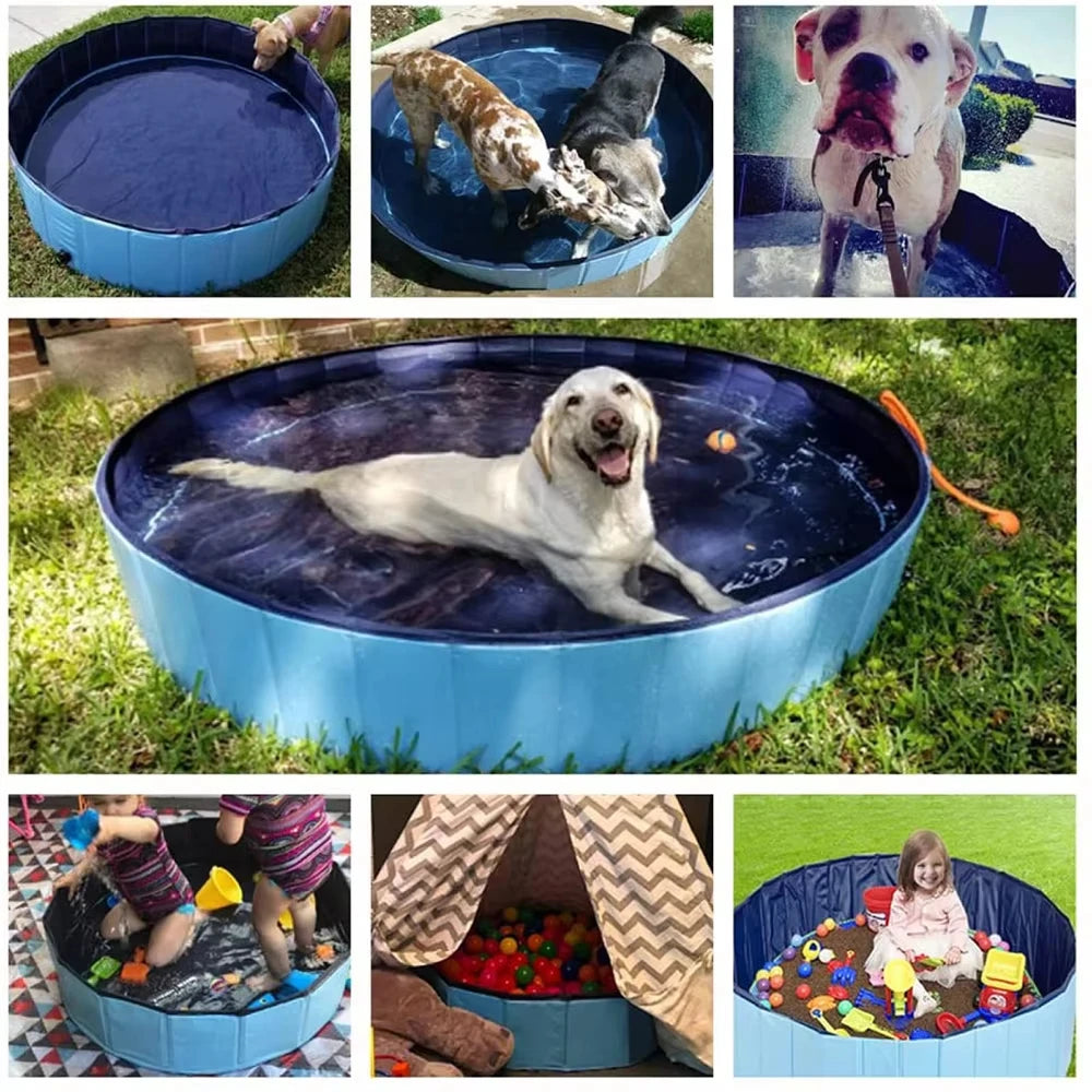 CWV Foldable Dog Swimming Pool And Portable Grooming Tub
