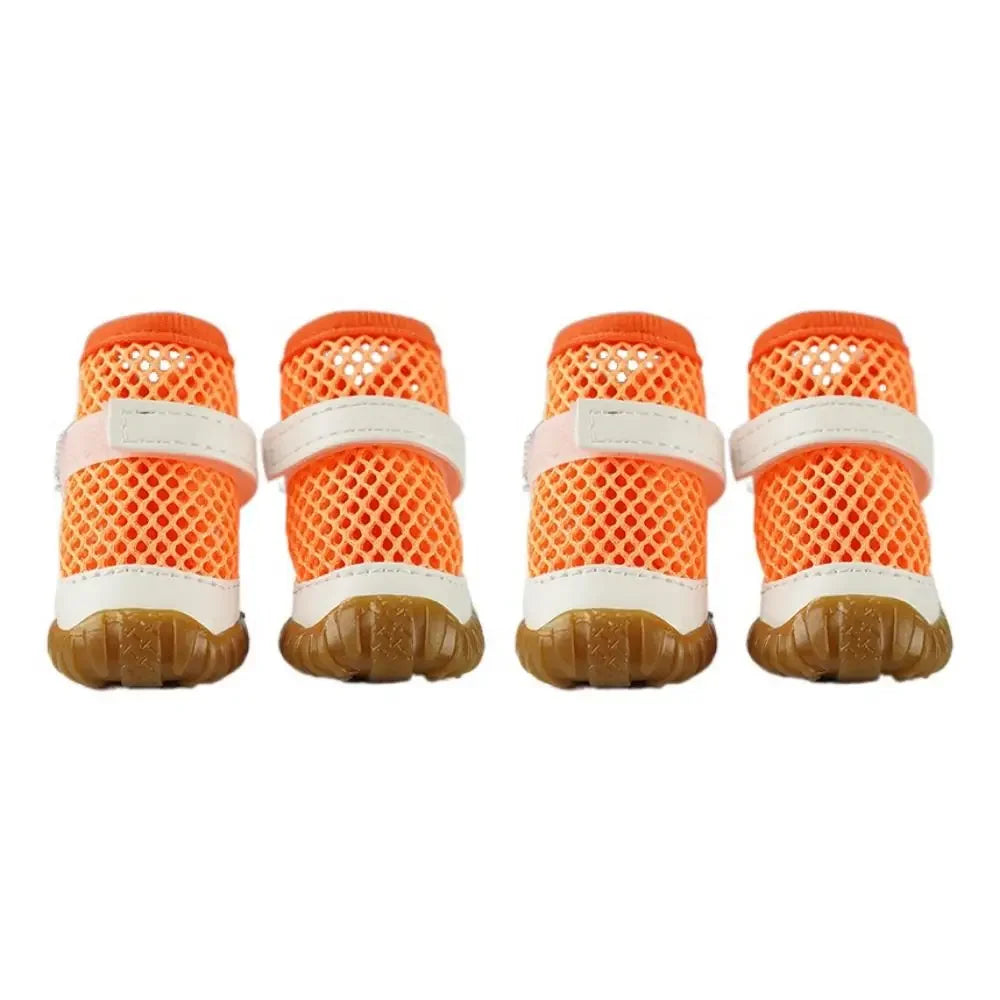 Breathable Net Dog Shoes Outdoor Anti Slip For Small Dogs