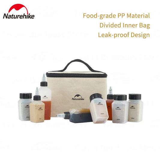 Naturehike Portable Seasoning Bottle Set For Camping And Picnics