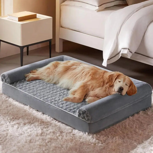 Orthopedic Waterproof Dog Bed With Removable Washable Cover