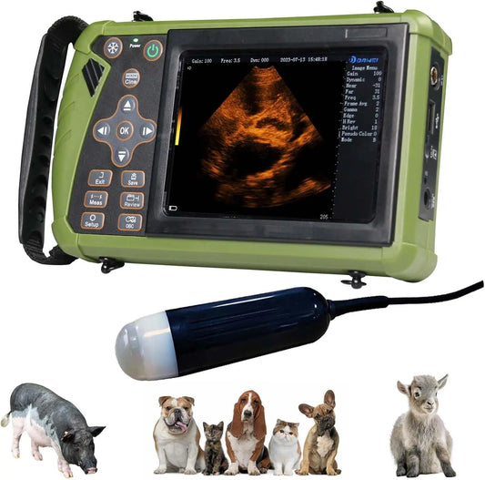 DAWEI Portable Veterinary Ultrasound Scanner For Pregnancy Testing