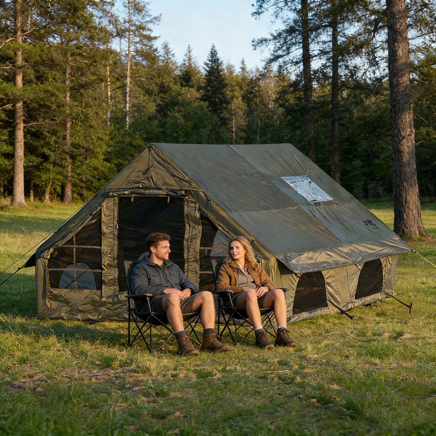 Pakicetus Quick Setup Inflatable Camping Tent Family Tent