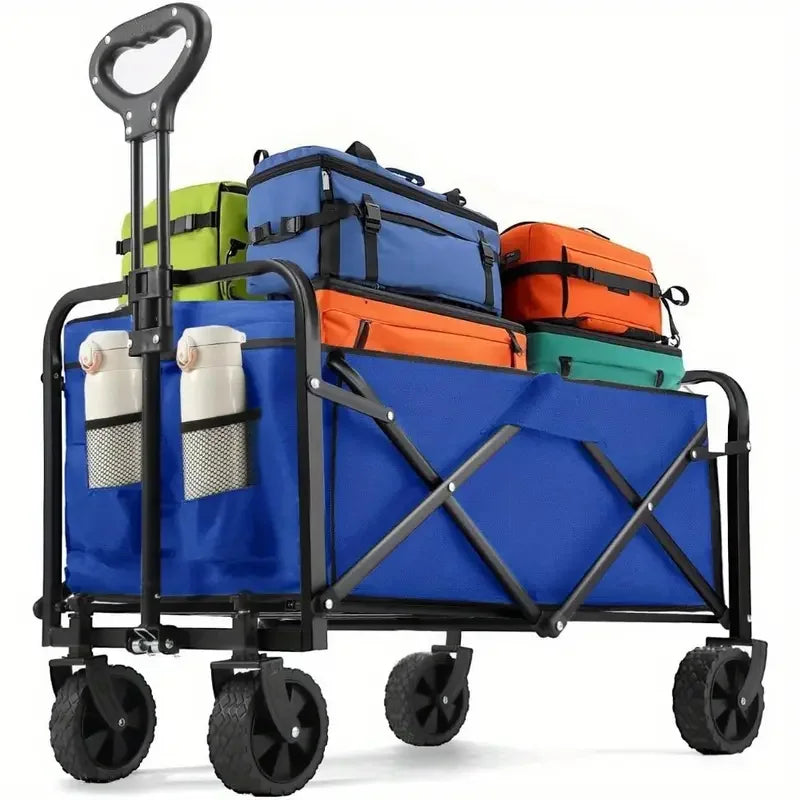 Heavy Duty Foldable Wagon Cart Portable Utility Wagon