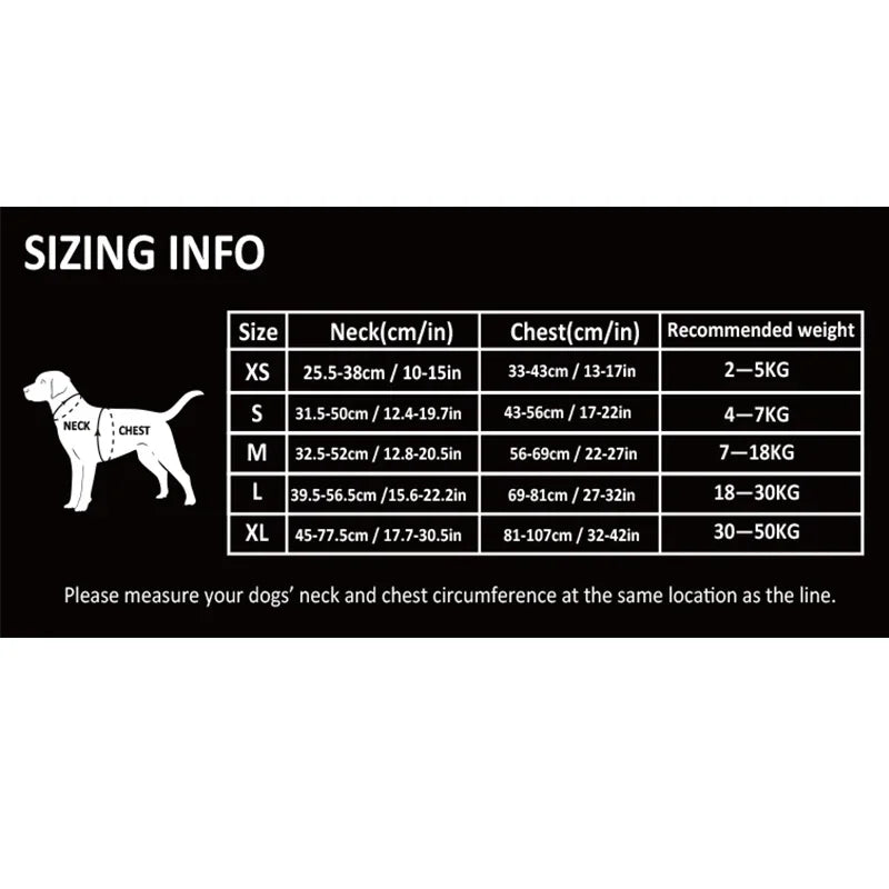 TRUELOVE Explosionproof Reflective Dog Harness TLH5653