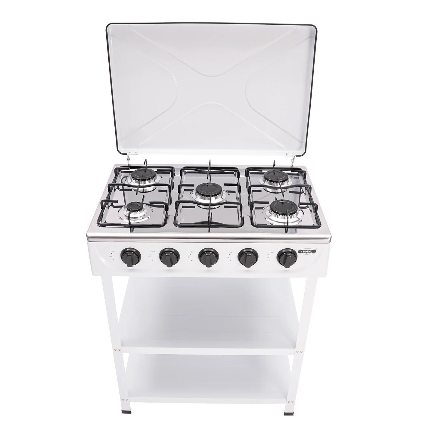 Natural Gas 5-Burner Outdoor Stove With Manual Ignition