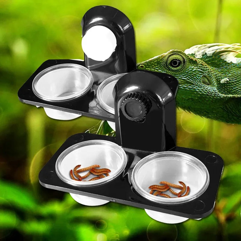 Reptile Water Feeding Bowl Terrarium Dish For Snakes Geckos