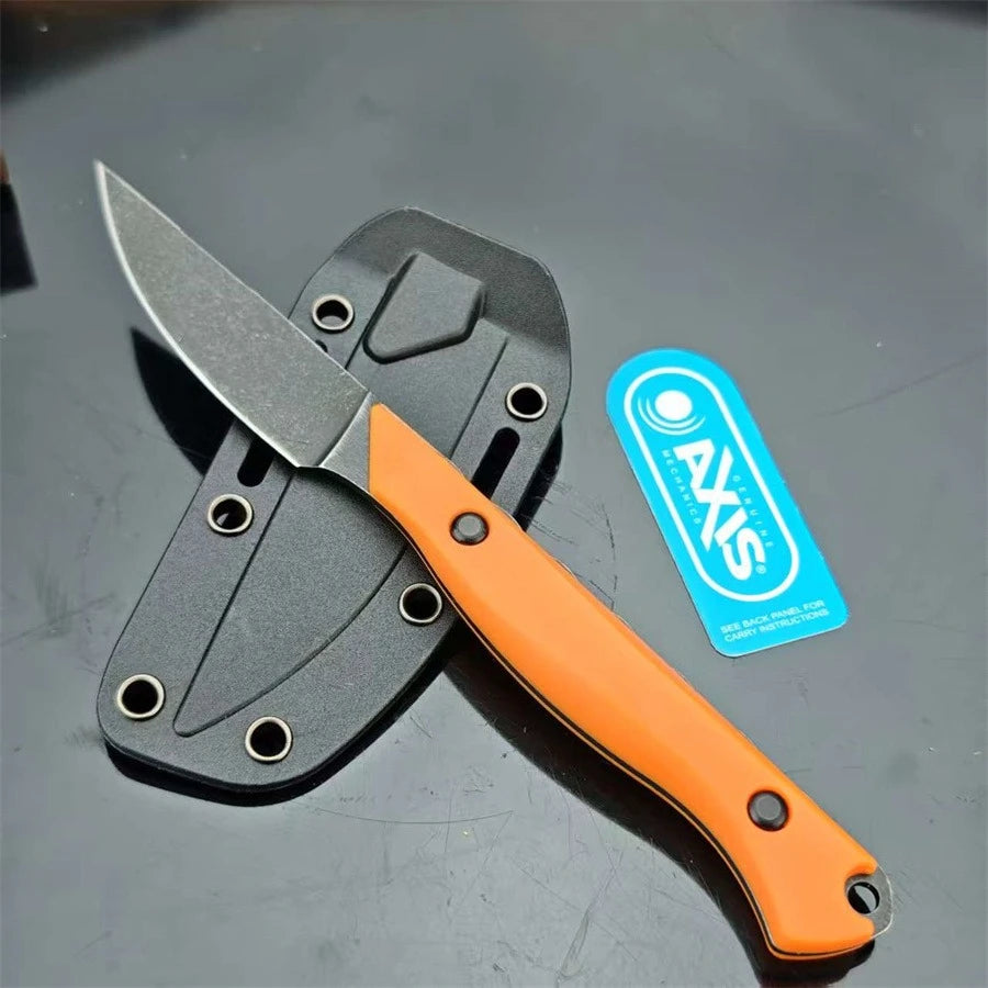 BM 15700 Fixed Blade Knife with Nylon Boltaron Outdoor EDC Multitool Portable Survival Camping and Fishing Straight Knives