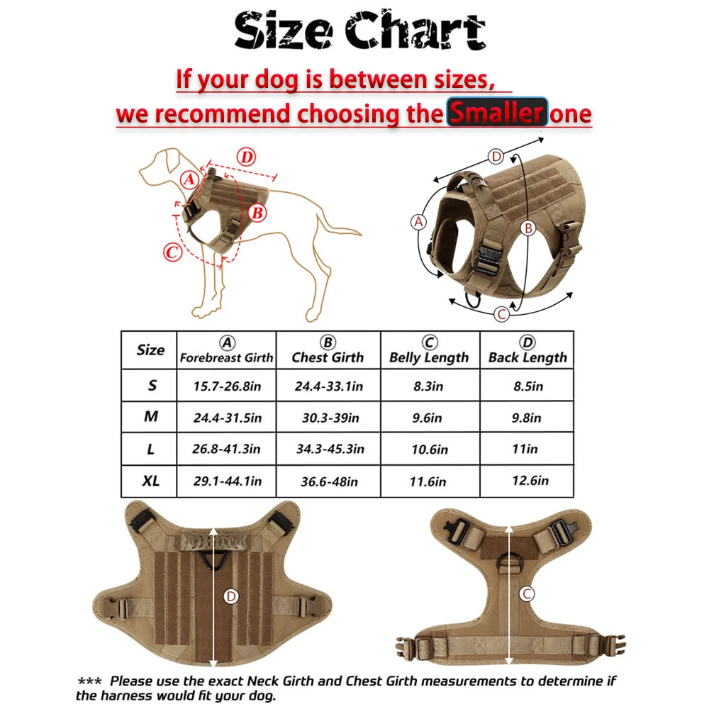 PETRAVELCN Large Dog Harness And Leash Set Vest For Training