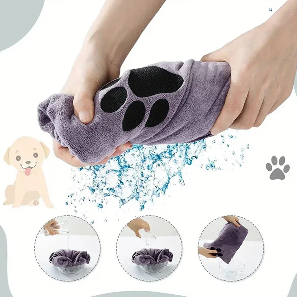 Pet Towel Ultra Absorbent Microfiber For Dogs And Cats