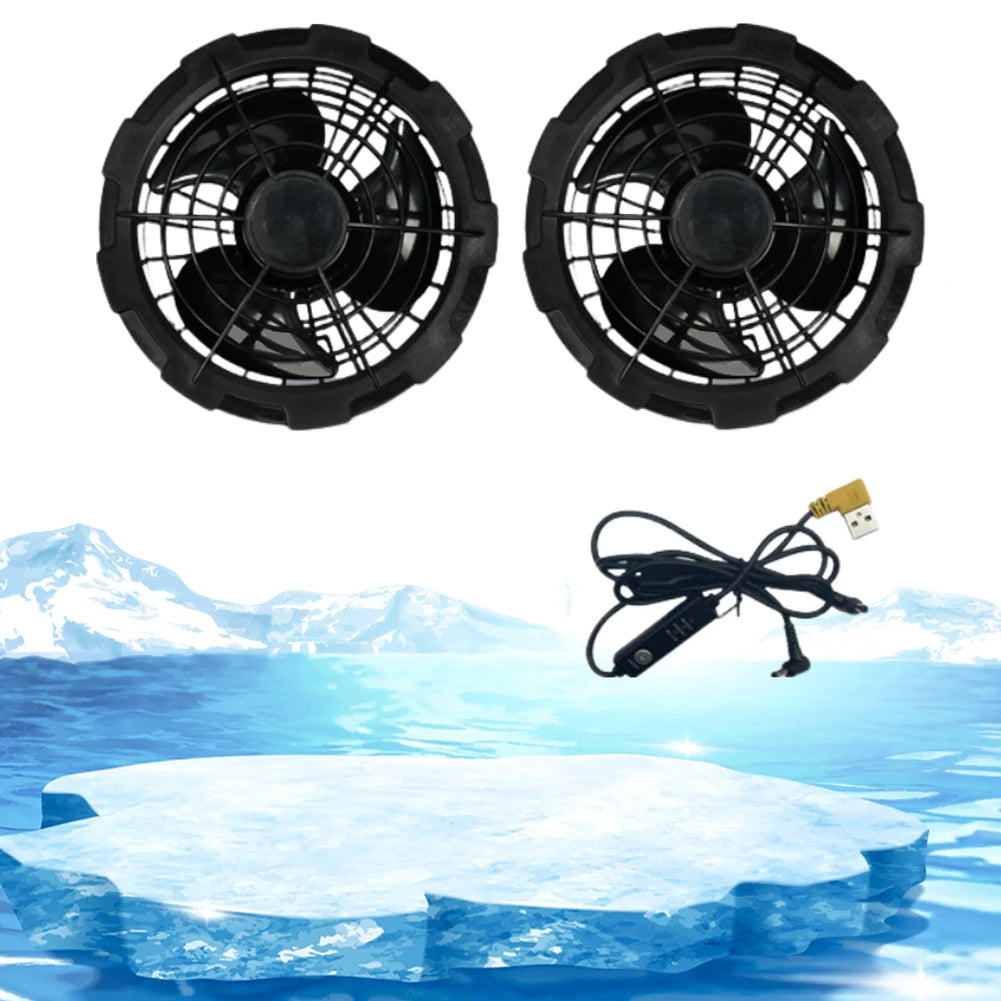 Shunmaii Cooling Vest USB Powered 3 Gear Fan For Summer