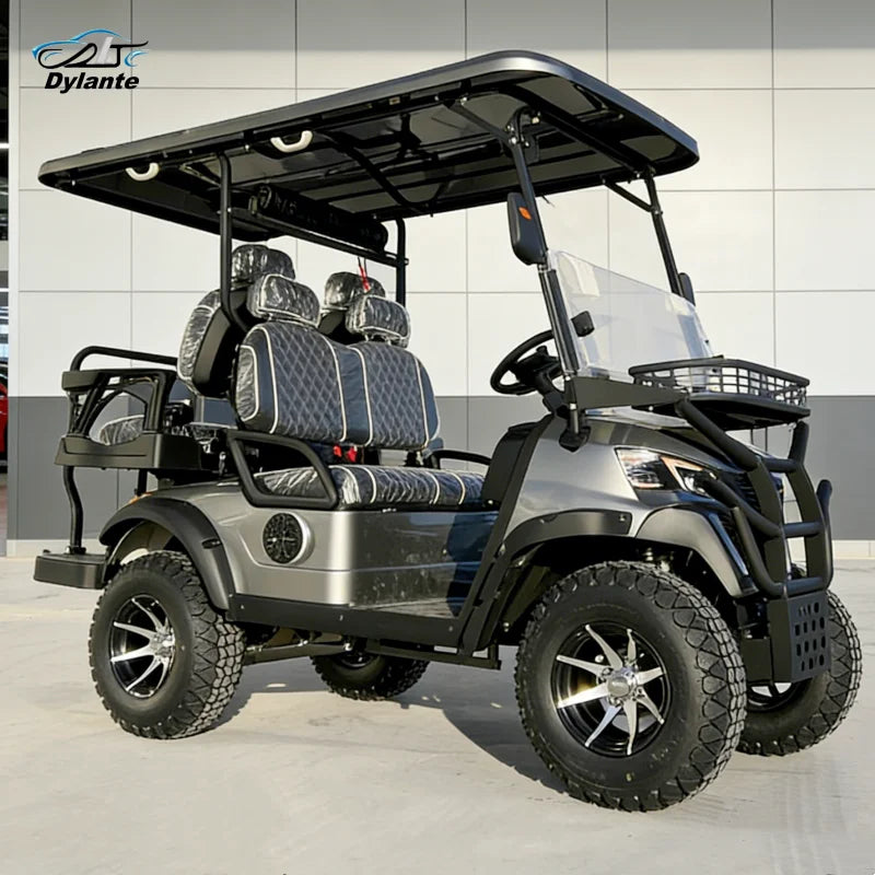 Buy Factory Made Electric Golf ATV Maintenance Free Battery 48V 100ah 4 Wheels 4kw AC Motor China Off-Road Golf Cart