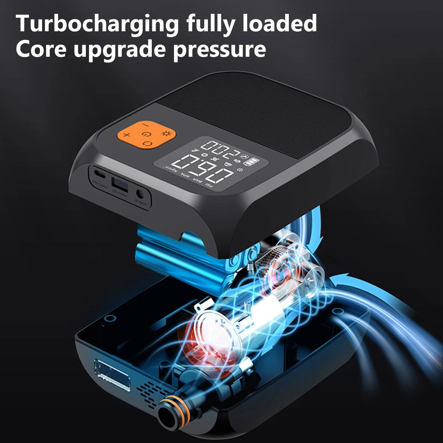 SUP Air Pump Rechargeable SUP Pump Portable Electric Pump for Inflatable Stand Up Paddle Board Kayaks Boats