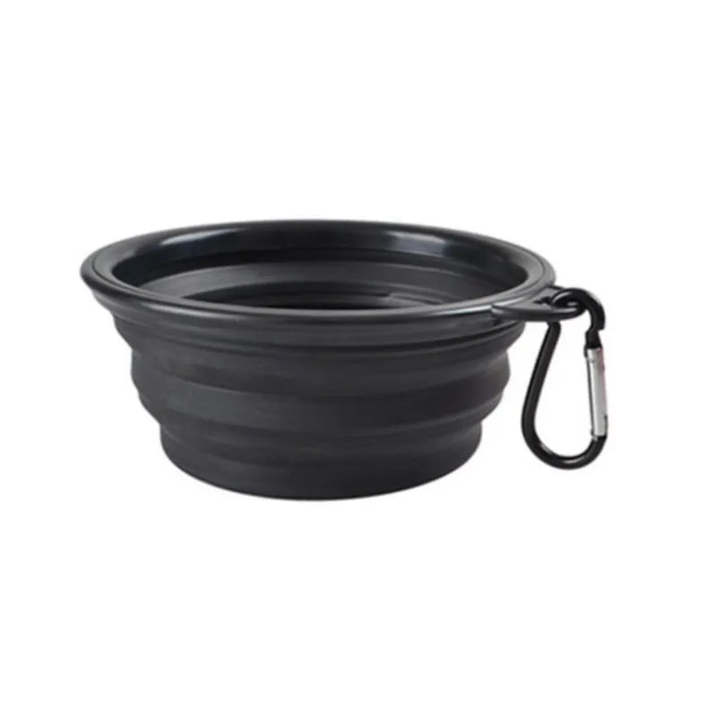 Durable TPR Collapsible Pet Food Bowl For Cats And Dogs