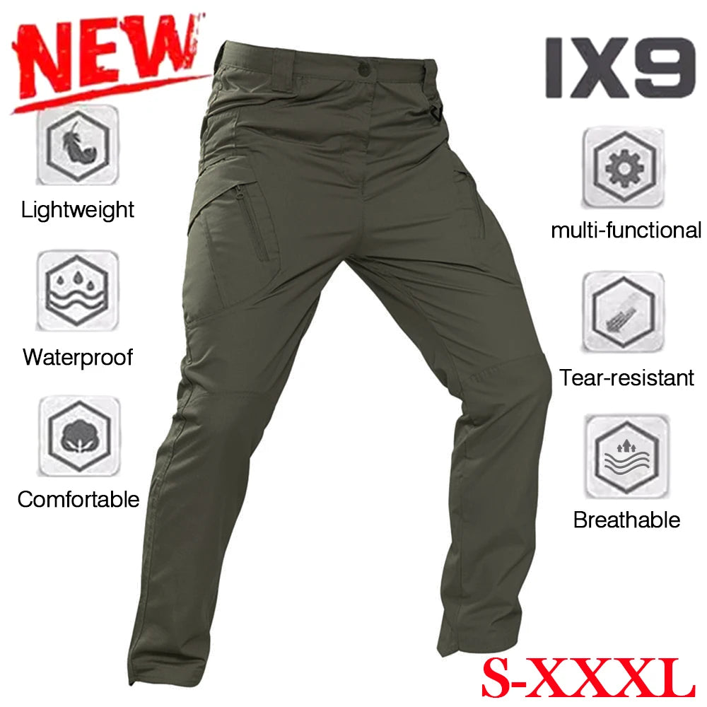IX9 Tactical Cargo Pants For Men Four Seasons Outdoor Camouflage