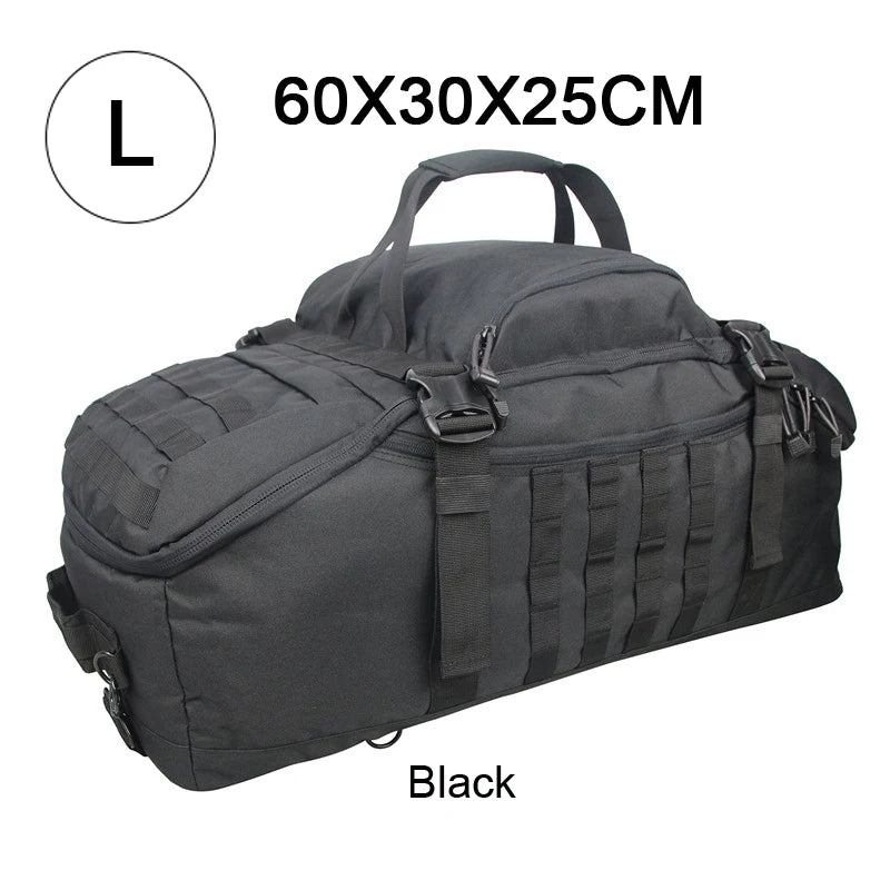 LQARMY Outdoor Molle Tactical Backpack Duffel Bag Travel