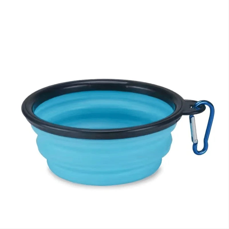 Durable TPR Collapsible Pet Food Bowl For Cats And Dogs