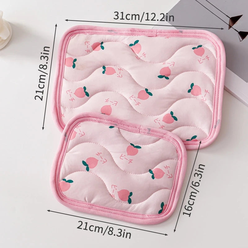 Small Pet Cooling Mat Ice Silk Pad For Guinea Pigs
