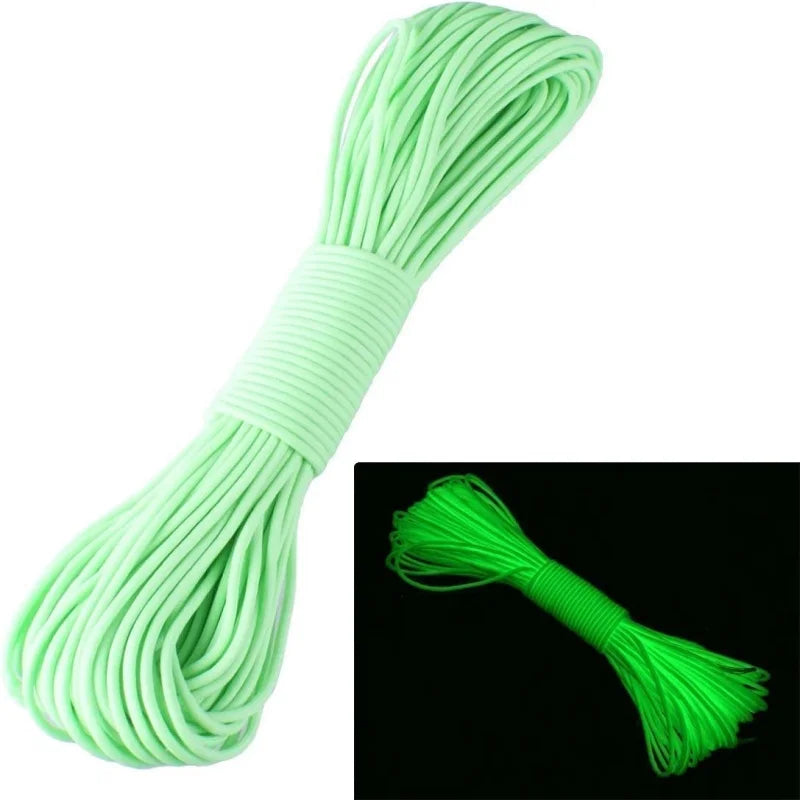 Luminous Nine-Strand Paracord Nylon Glow In The Dark