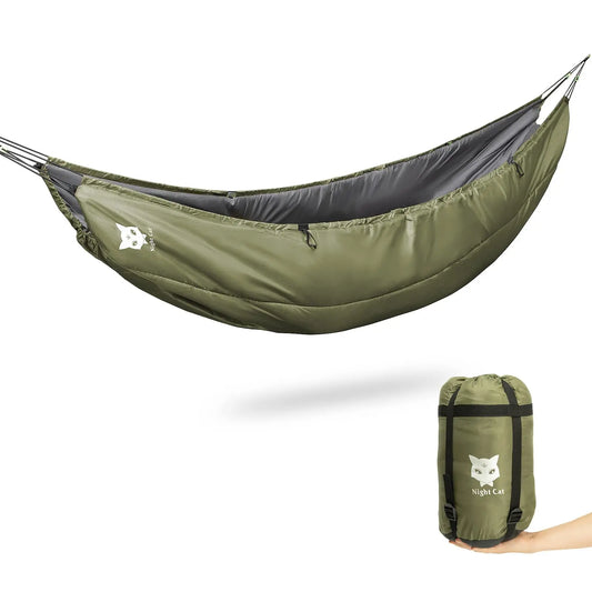 Night Cat Hammock Underquilts Sleeping Bag Insulated Four Seasons Lightweight