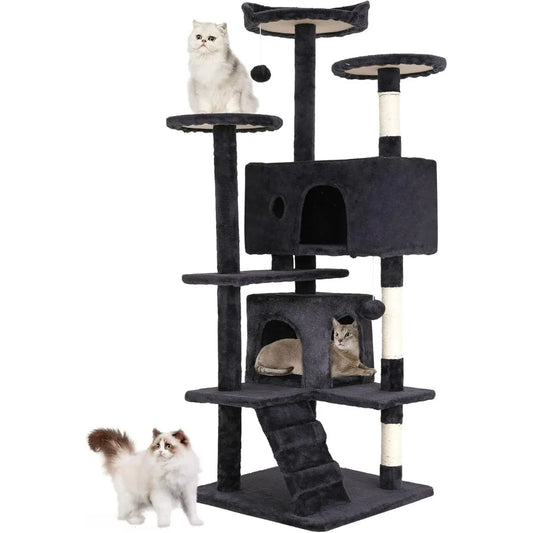 BestPet Multi Level Cat Tree Tower With Condos And Perches