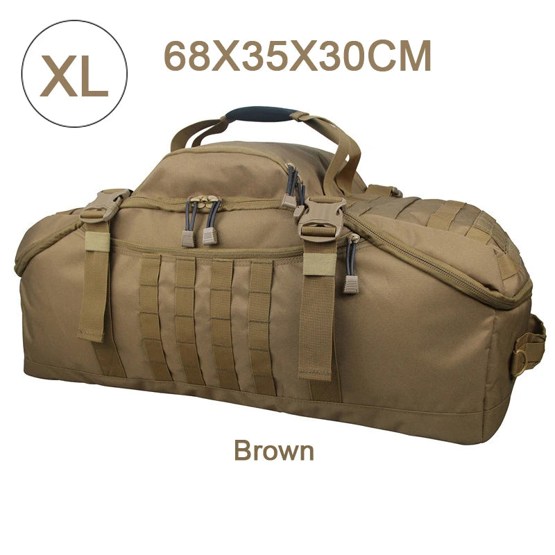 LQARMY Outdoor Molle Tactical Backpack Duffel Bag Travel