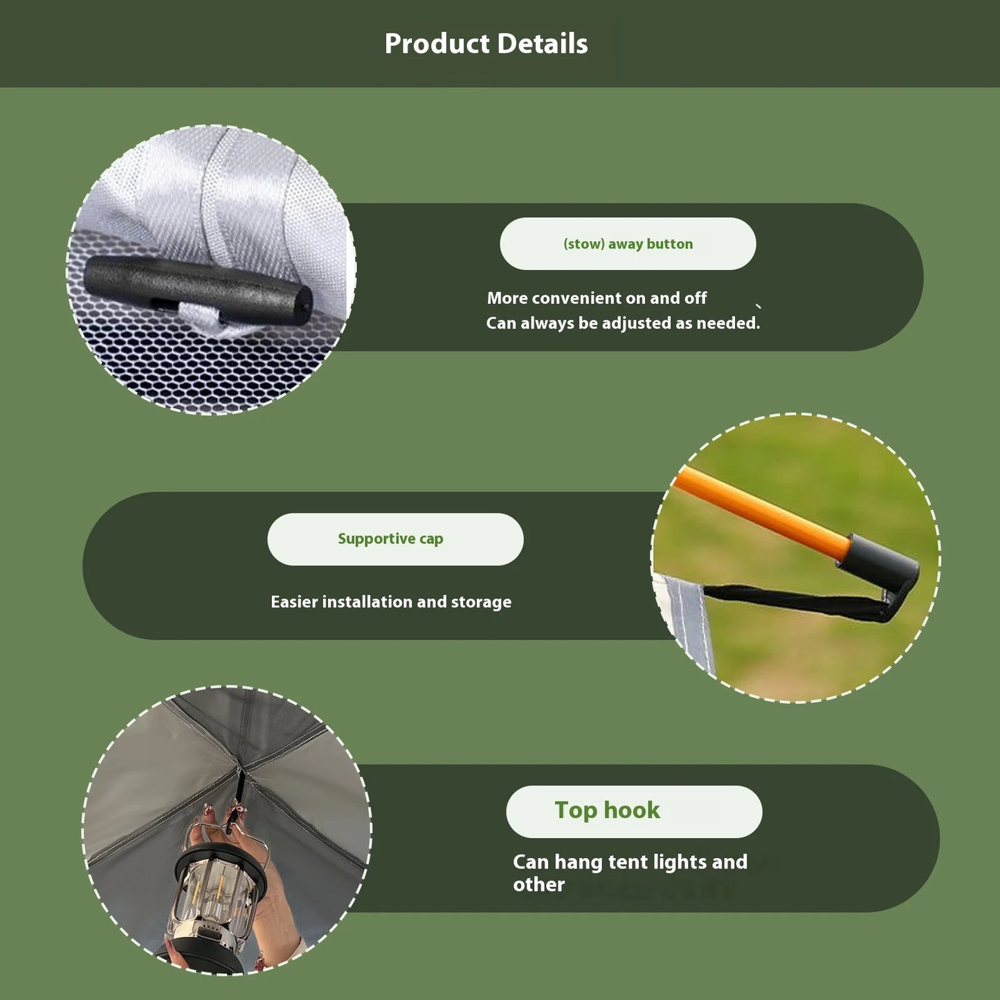 Pakicetus Auto Tent Quick 60 Second Setup All Weather Portable