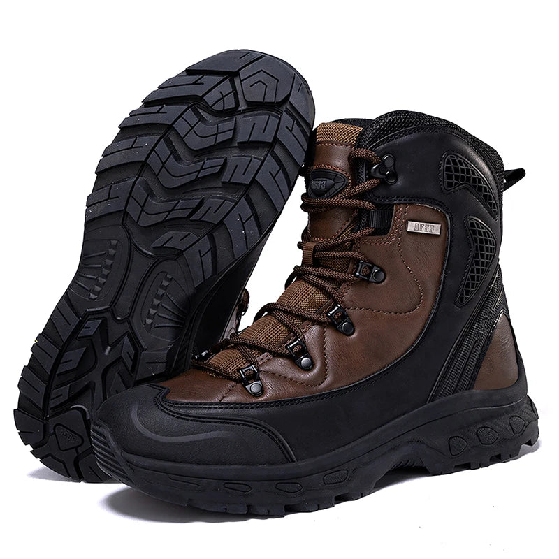 Louis Kadhr Mens Hiking Boots Waterproof Breathable Adventure Footwear