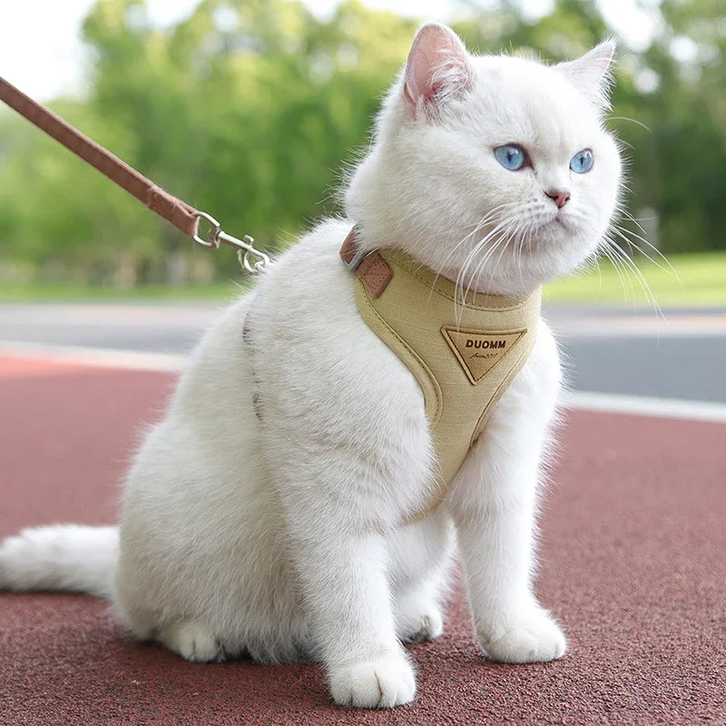 Breathable Puppy Harness And Leash Set For Small And Medium Dogs And Cats