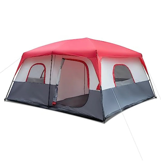 14 Person Canvas Family Tent For Car Camping Adventures